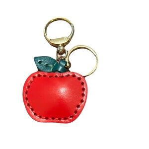 NWT Red Apple Bag / Keychain Charm